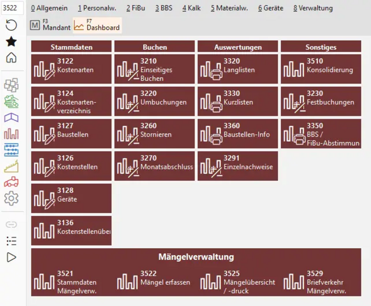Betriebssteuerung Desktop